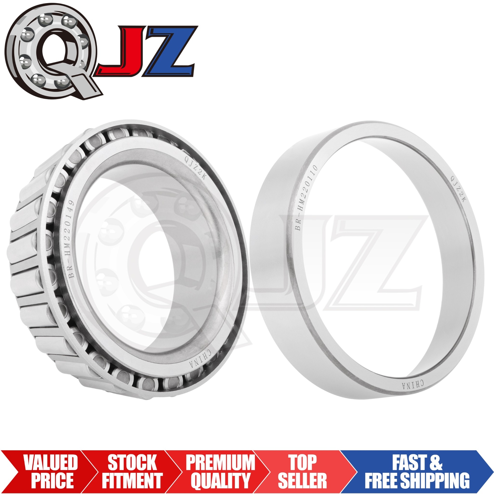 [Qty.1] New HM220149-HM220110 Tapered Roller Bearing Set [3.936″ ID x 1.6535″ W]