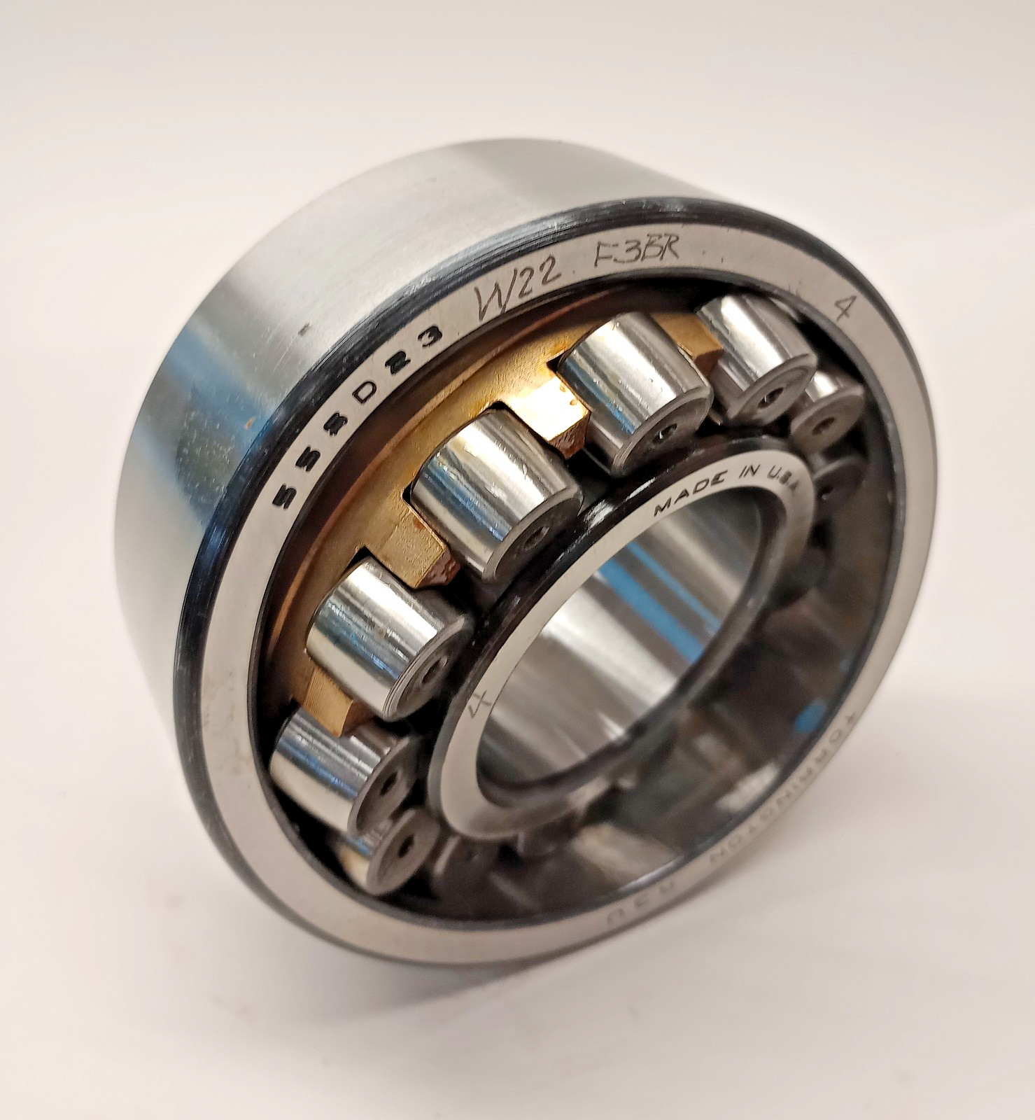 Torrington 55SD23-W22F3BR Spherical Bearing Brass USA 55x120x43mm 22311W22F3BR