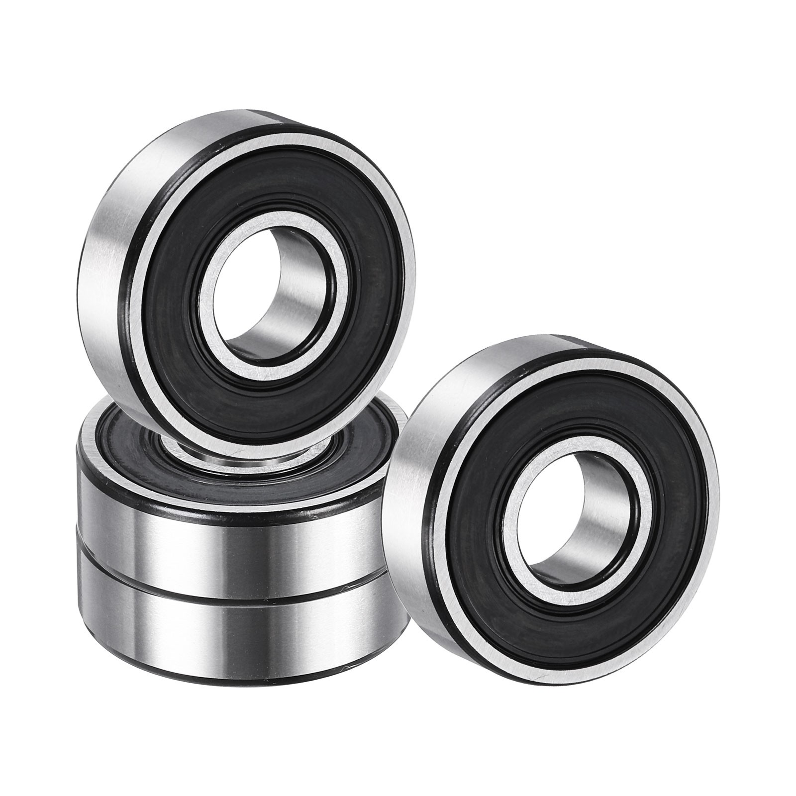 4 Pack 10 x 26 x 8mm 6000 2RS Deep Groove Ball Bearings ABEC5