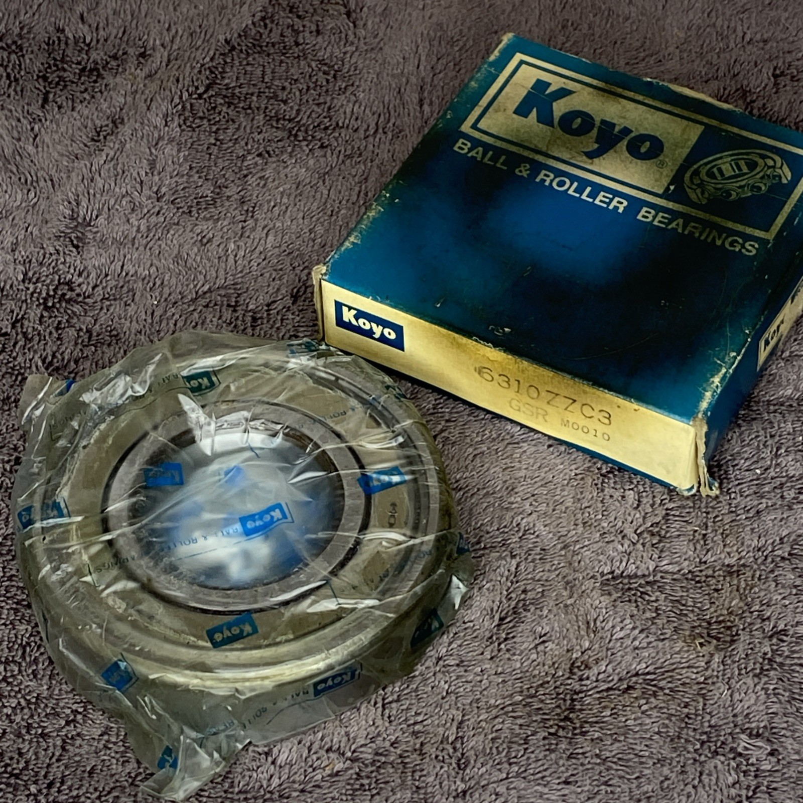 Koyo 6310ZZC3 Deep Groove Ball Bearing Shielded NOS NIB