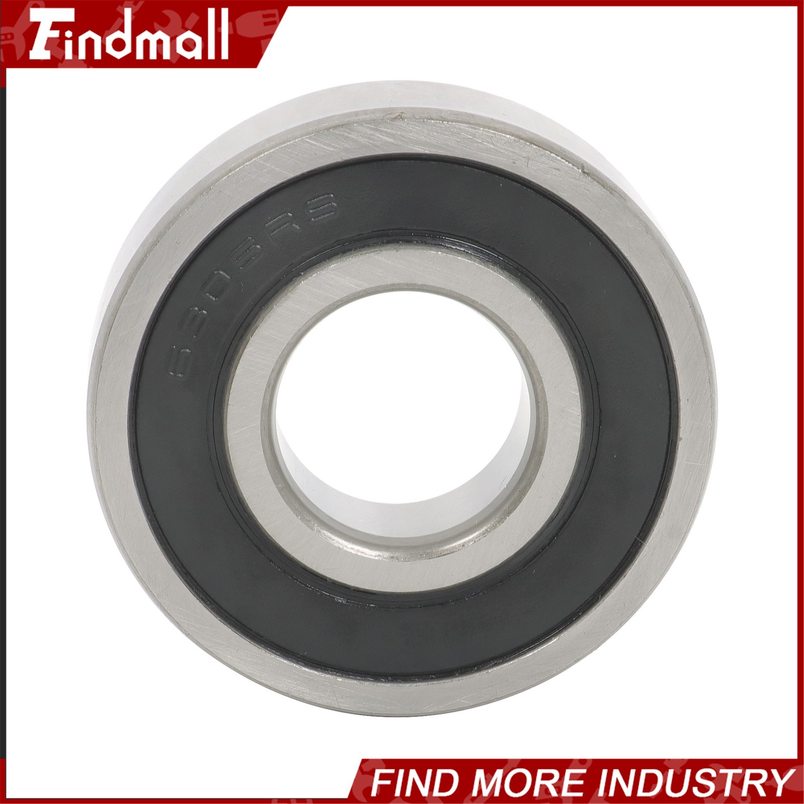 Findmall 6305-2RS C3 Ball Bearing 25x62x17mm 10 Pcs Premium Rubber Sealed