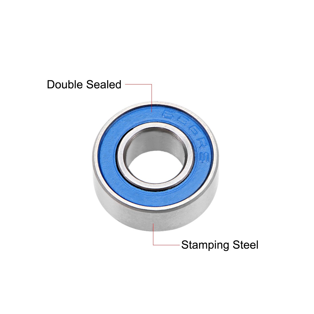 686-2RS Ball Bearing Double Shield ABEC-3 Bearings 10pcs