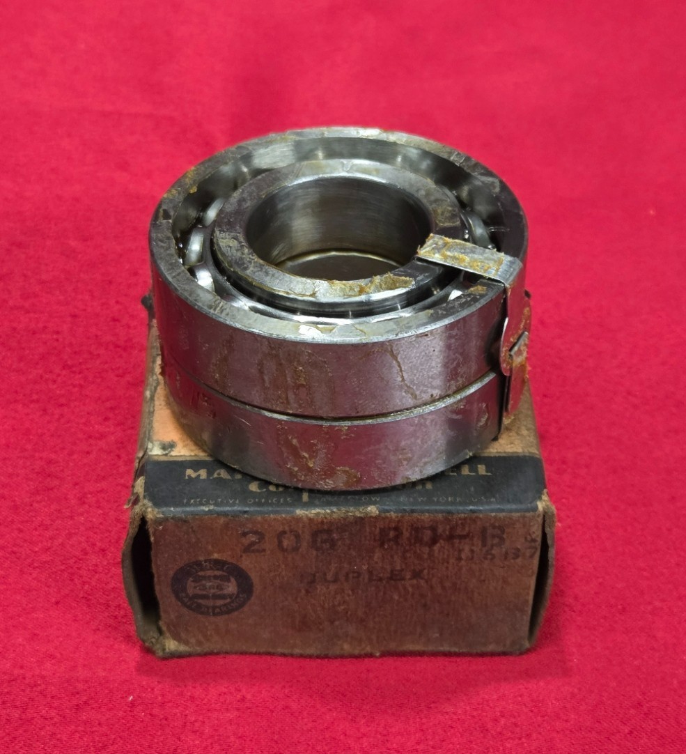 MRC 206-RD-B Duplex Bearing, 30mm ID, 62mm OD, Factory Greased, USA Made – NEW