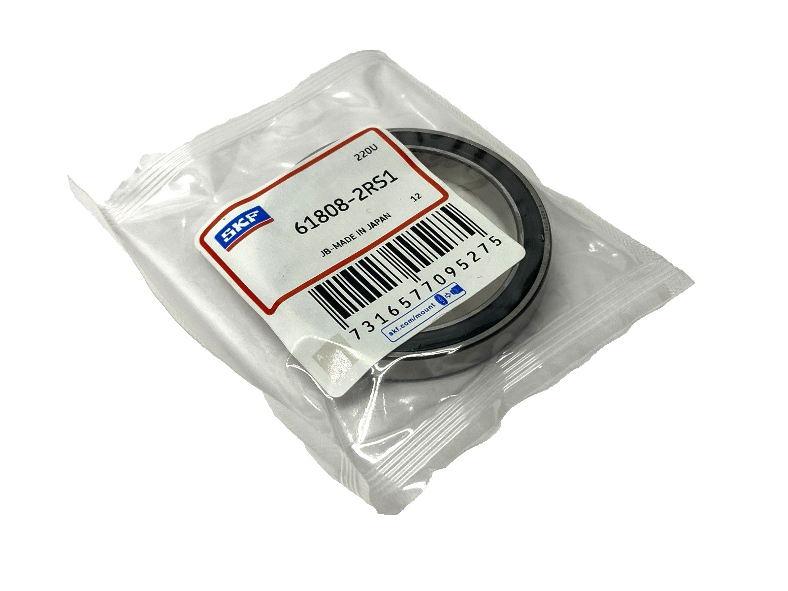 SKF 61808-2RS1 Single Row Deep Groove Ball Bearing