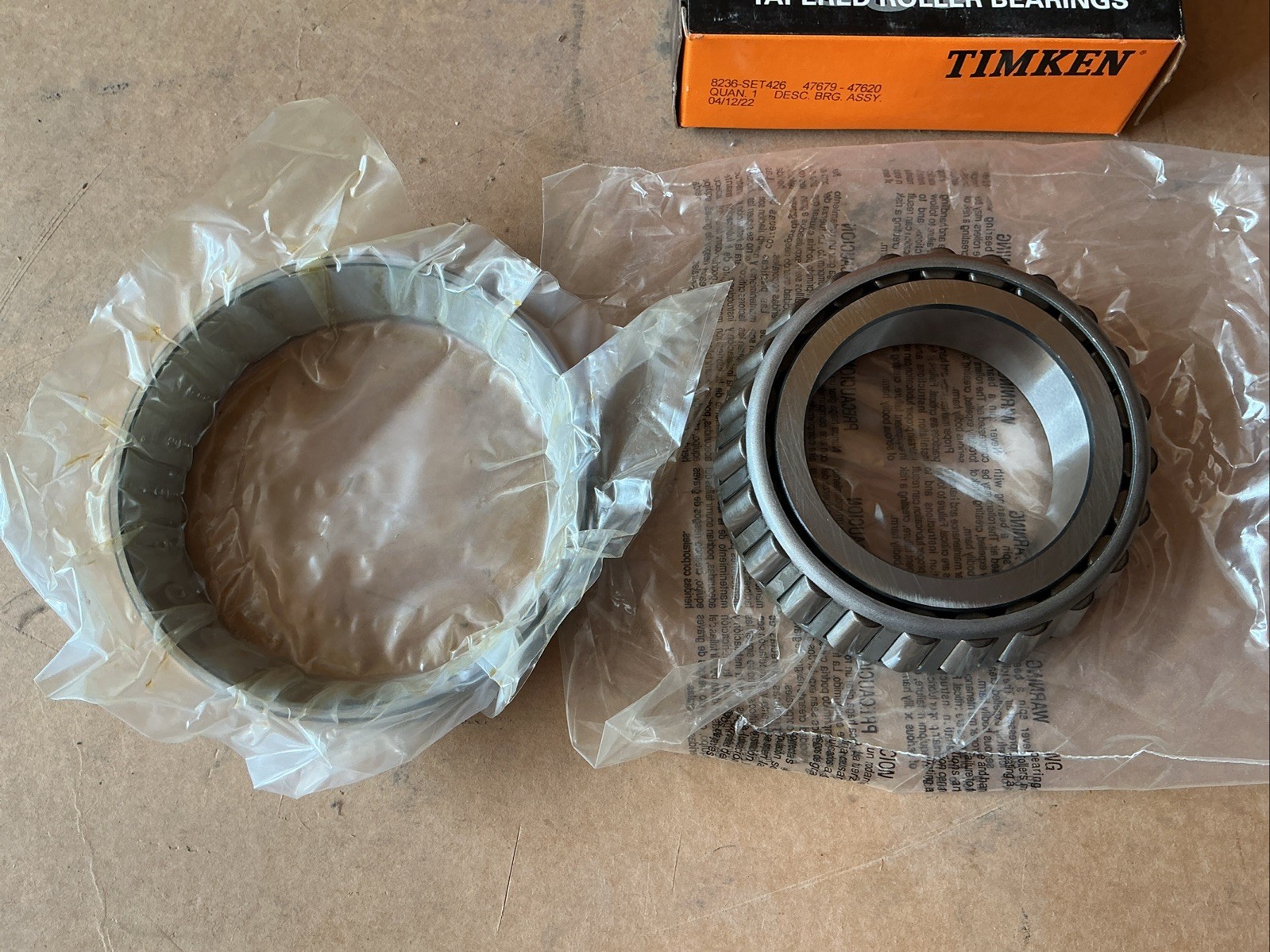 NTN BOWER Set426 Wheel Bearing & Race 47679 47620 | Heavy Duty Truck Hub