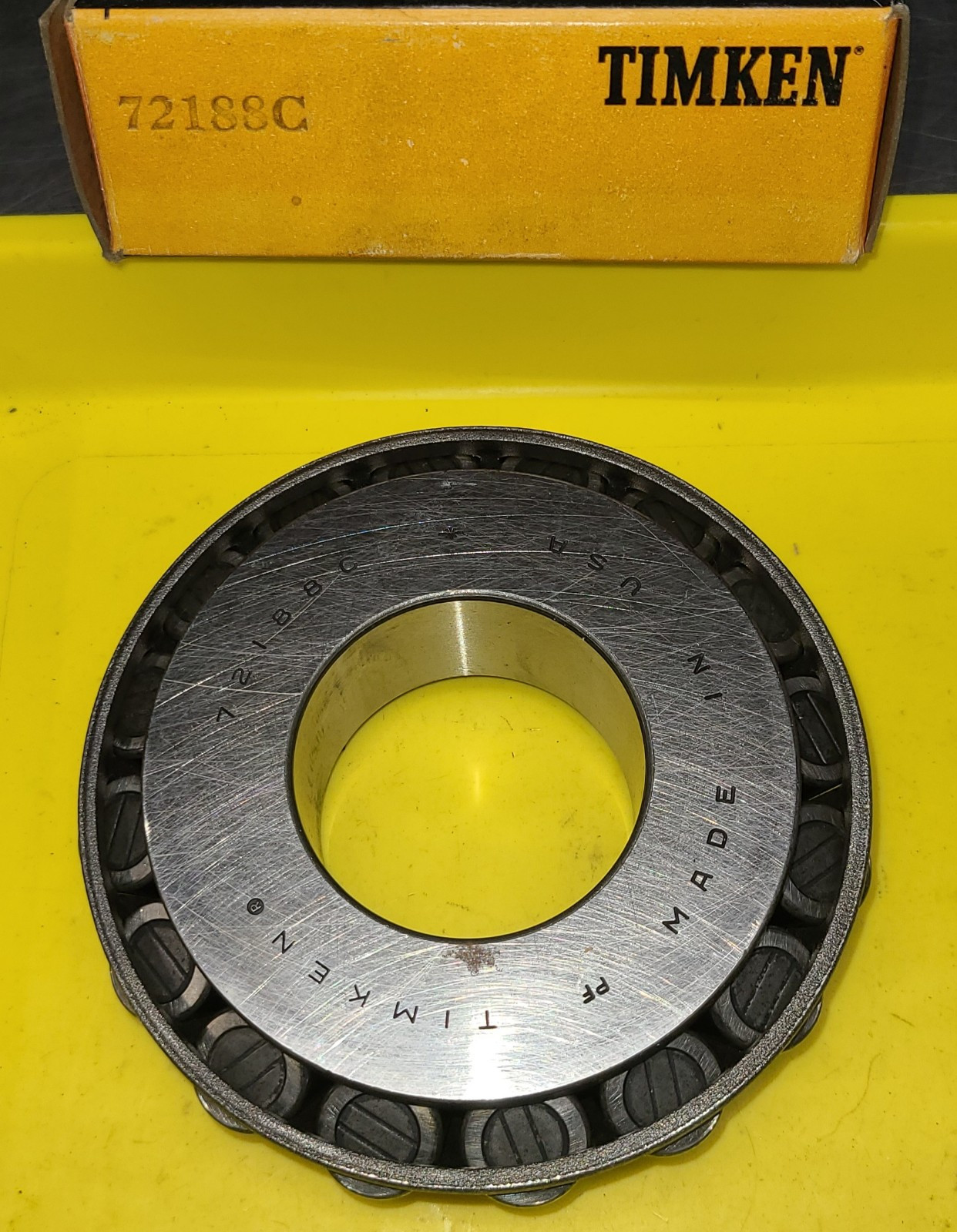 Timken 72188C Tapered Roller Bearing Cone, 1.875″ Bore, 1.291″ Width