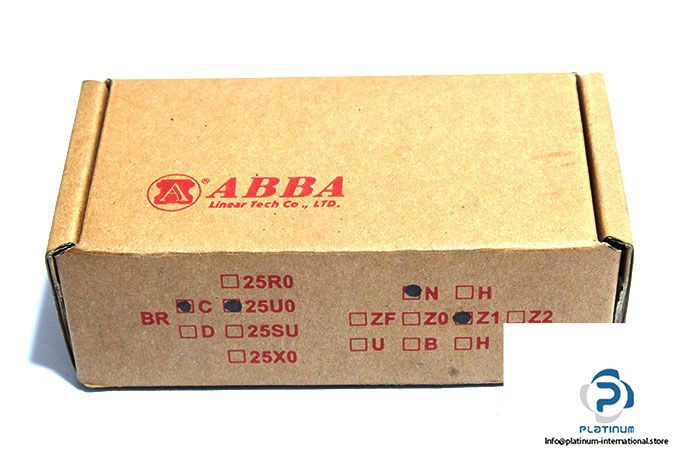 ABBA BRC25U0 LINEAR GUIDEWAY BLOCK_ABBA BRC 25 U0