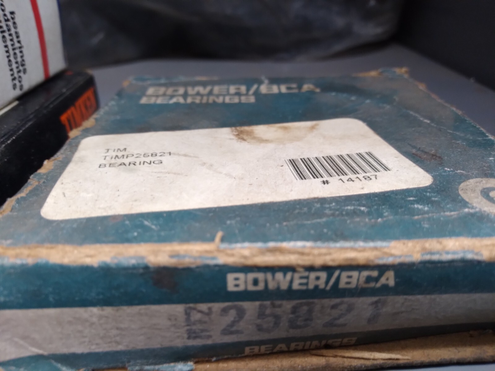 New Bower Tapered Roller Bearing Cup 25821
