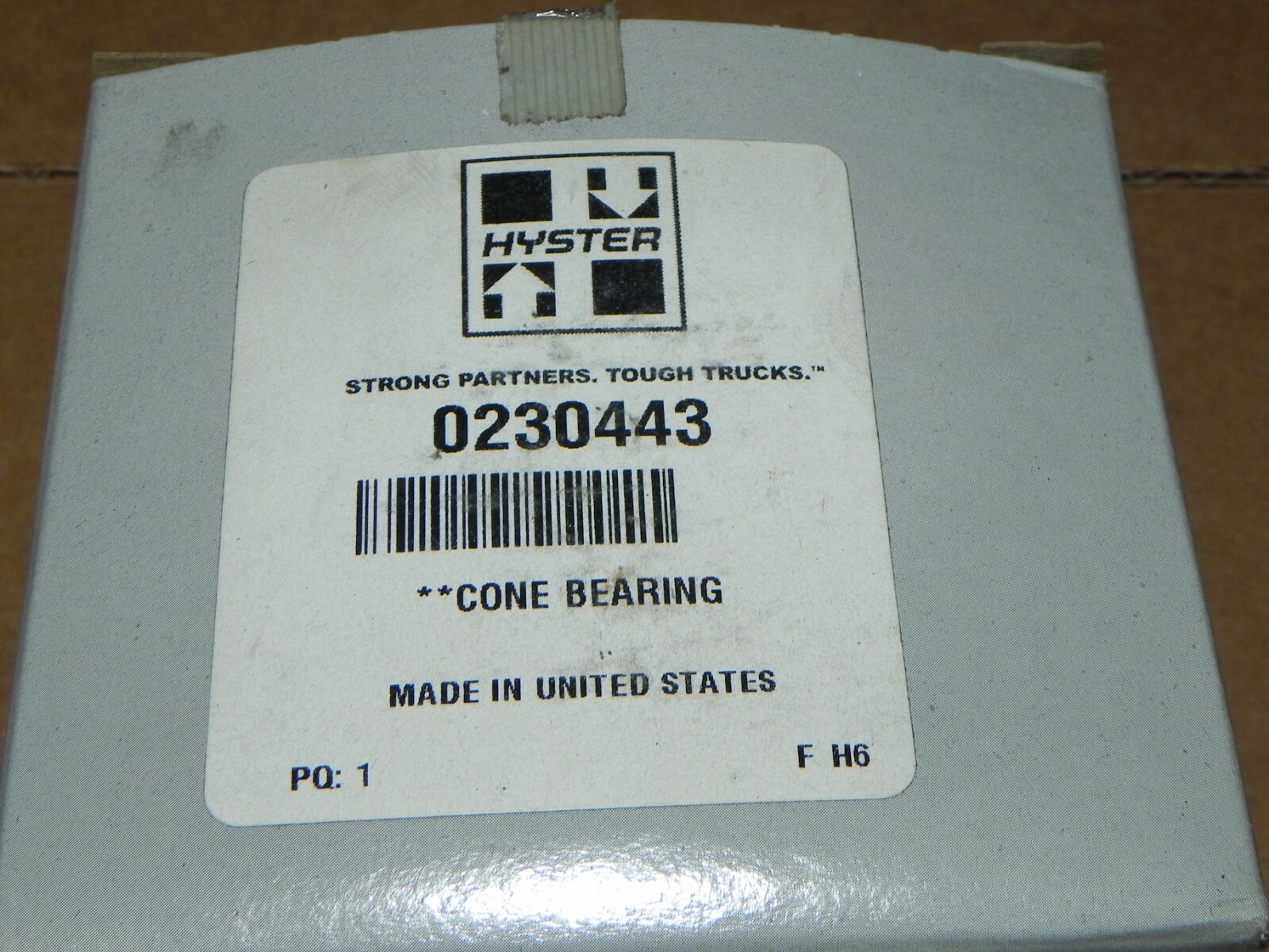 Hyster forklift Part: Cone Bearing 0240443 Bower Bearing 399AS. 082015-1214