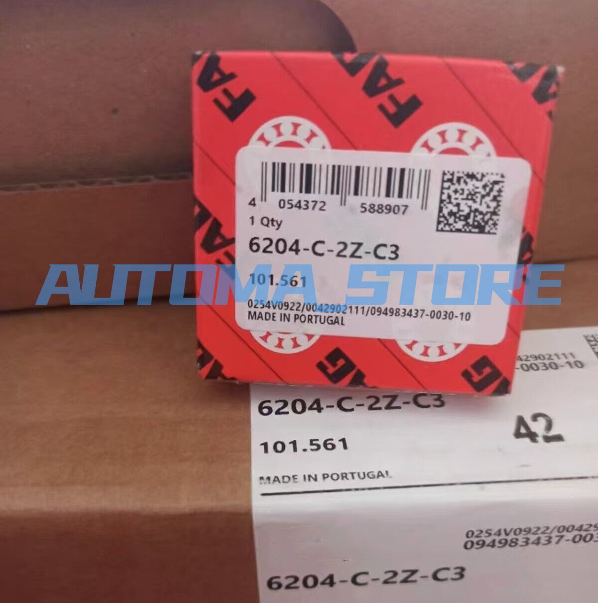 1PC FAG 6204-C-2Z-C3 deep groove ball bearing #AM