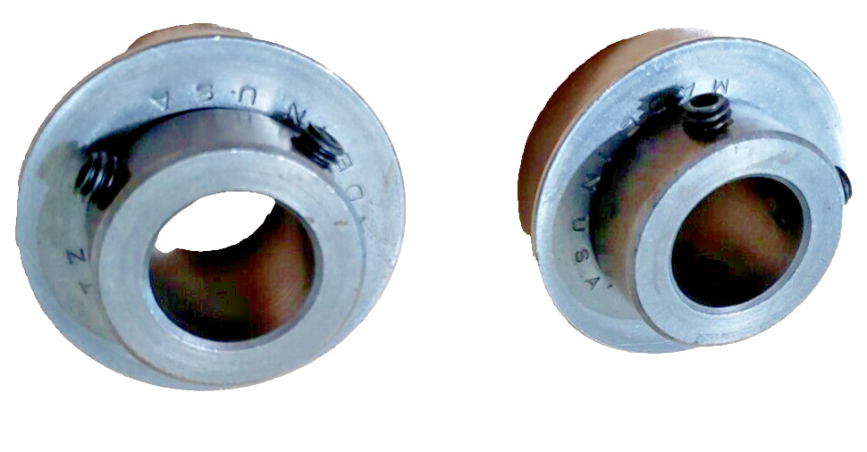 (QTY:2) SCHATZ AFS4856 Flanged Radial Ball Bearing: 3/8 in Bore Dia, 1-3/4”OD