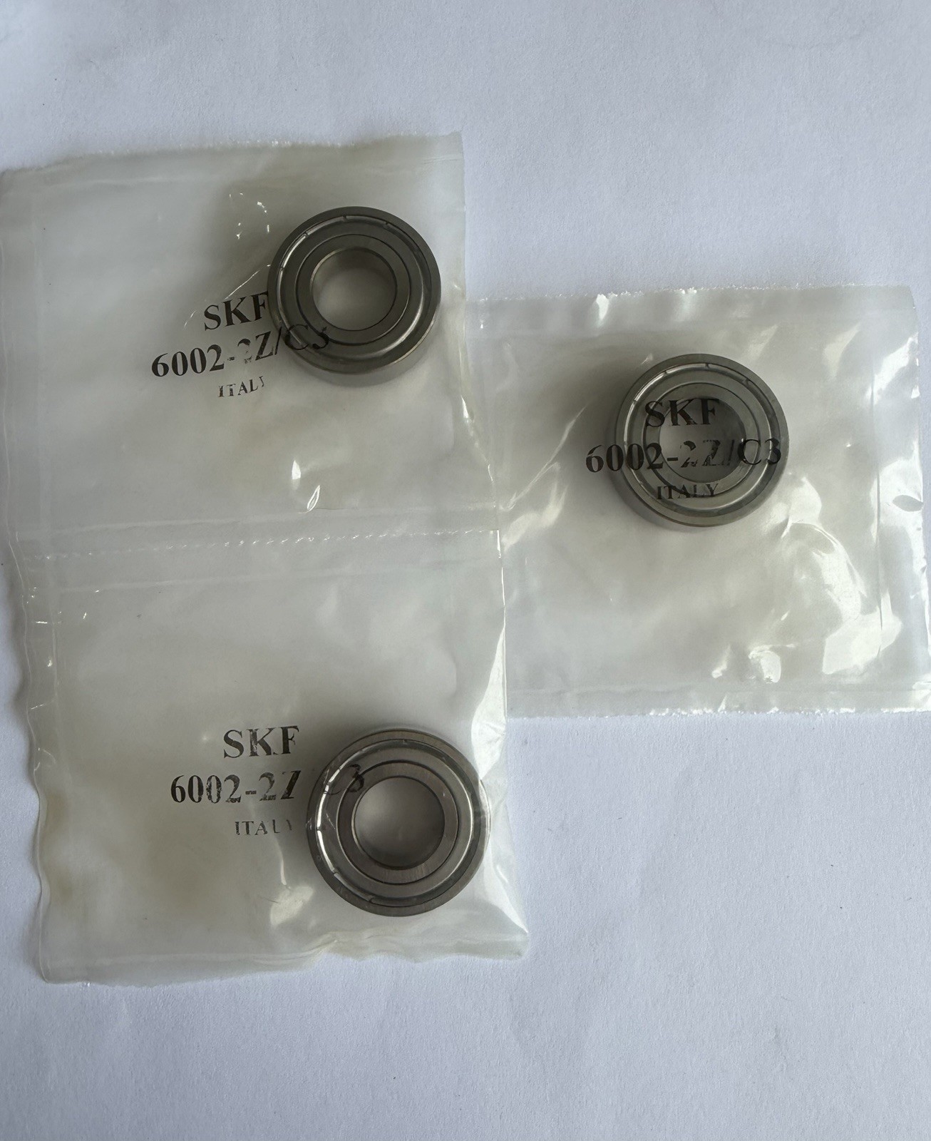 Lot Of 3! SKF 6002-2Z/C3 BEARINGS
