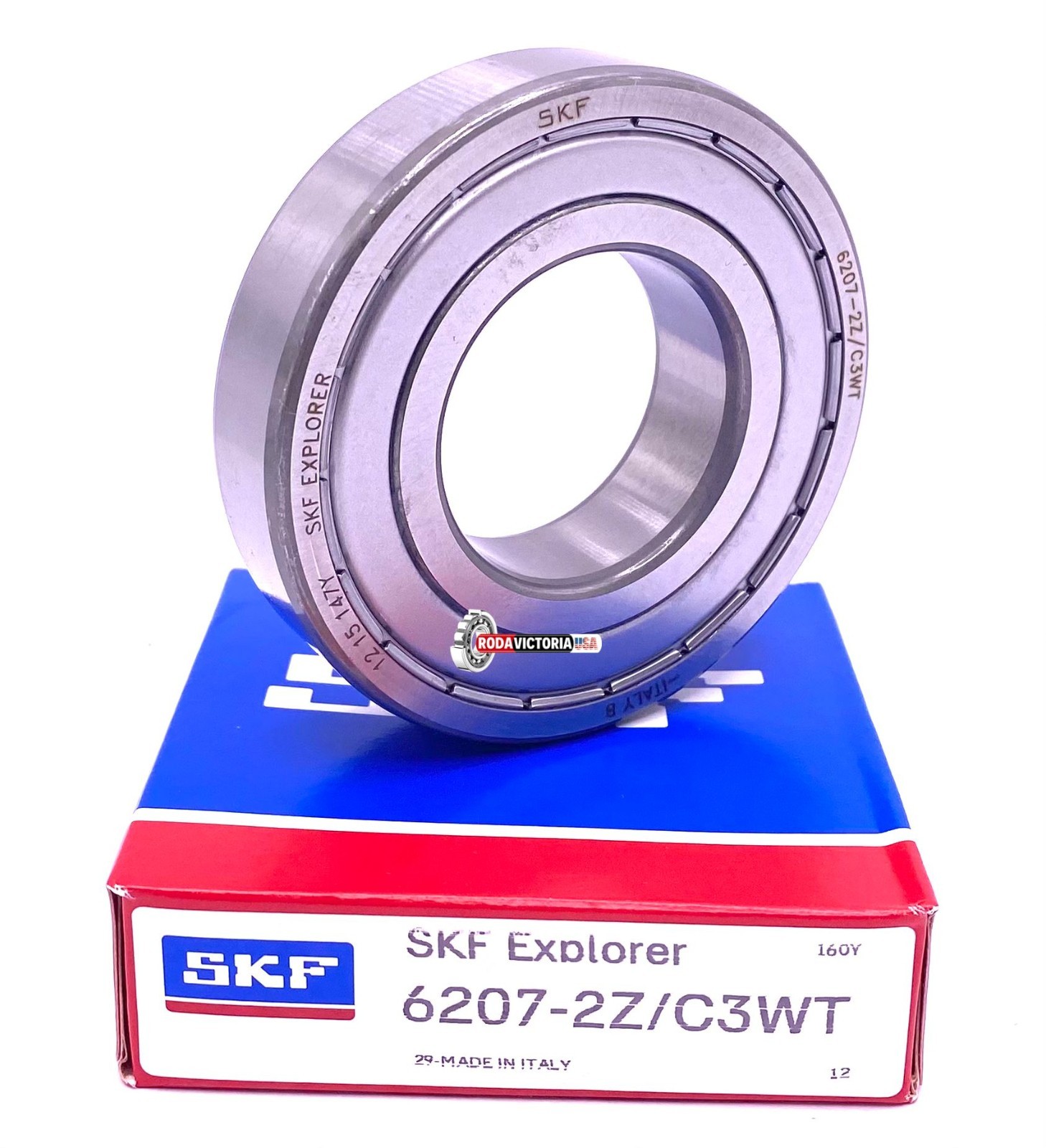 SKF 6207 ZZ C3 WT Ball Bearing Metal Shielded High Temperature 35x72x17 mm
