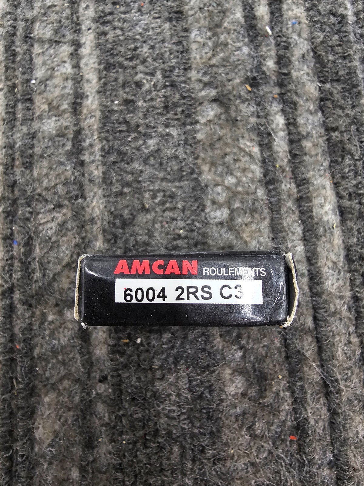 (QTY 10) AMCAN 6004 2RS C3 Sealed Single Row Ball Bearing 20mm x 42mm x 12mm