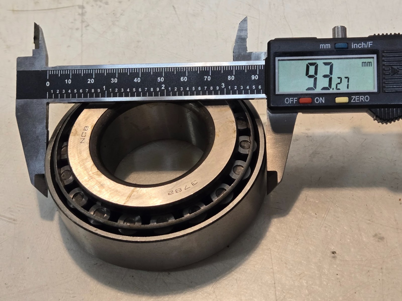 NCB Tapered Roller Bearing and Race 3782 3720 | 1.75″ Bore 93.27 mm Cup Diameter
