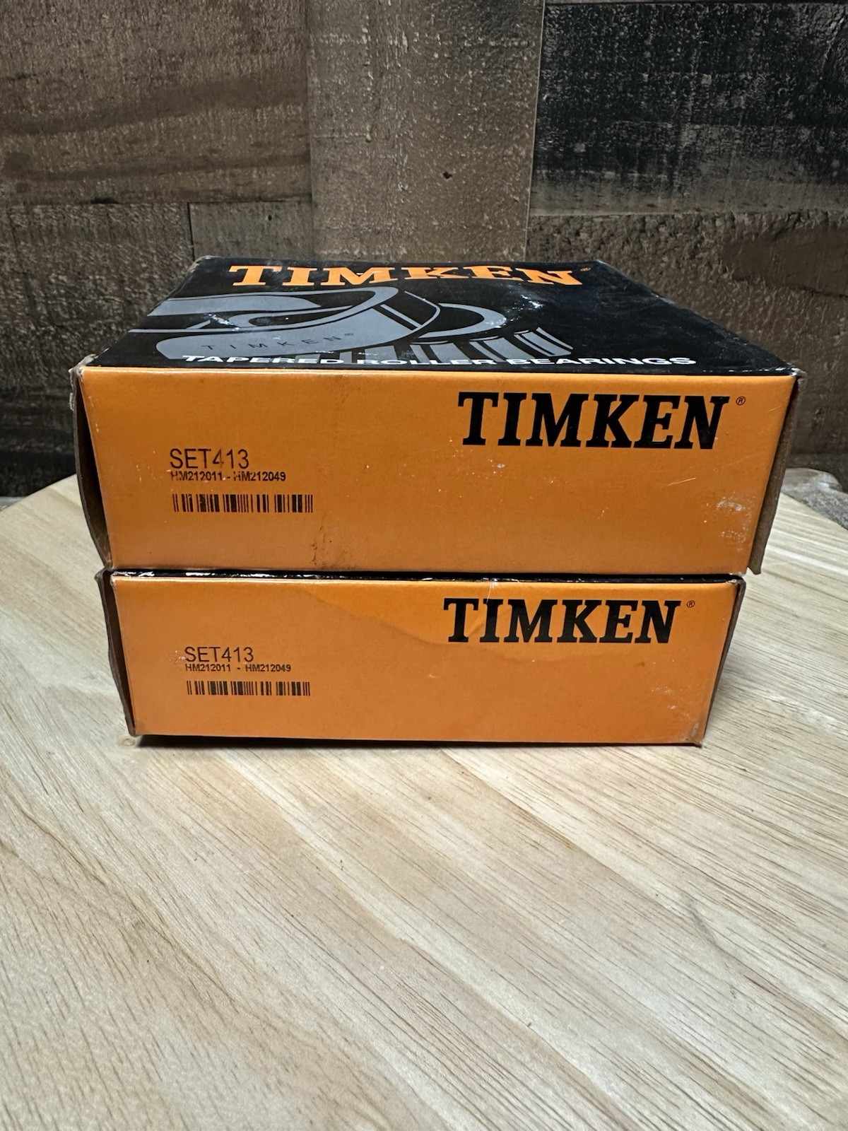 Timken SET413 Tapered Roller Bearing Set HM212011 HM212049 Made in USA