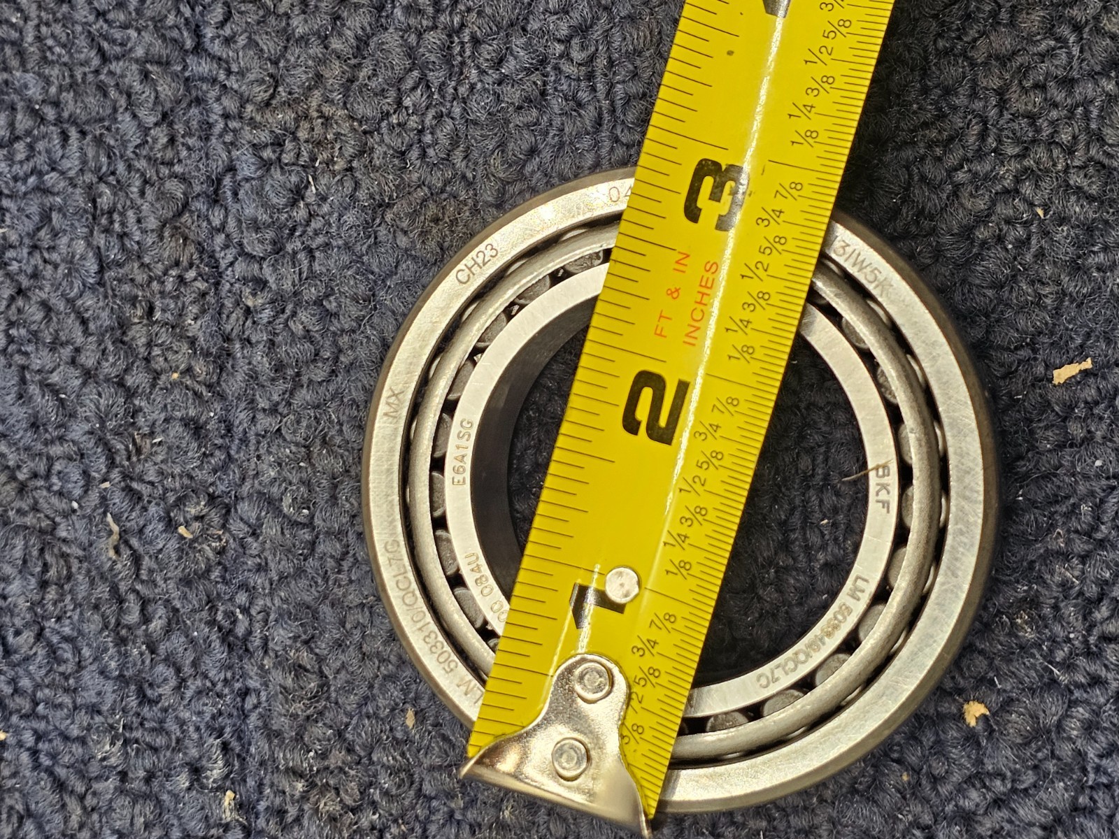 SKF LM503310 LM503349 QCL7C Tapered Roller Bearing 46mm x 75mm x 18mm