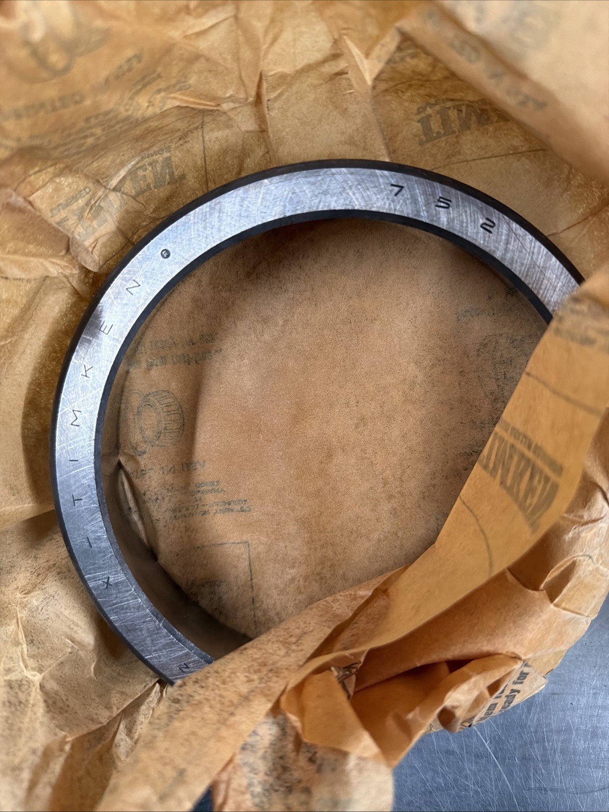 Timken TRB 752 Precision Taper Roller Bearing Cup Compatible with 758 Cone