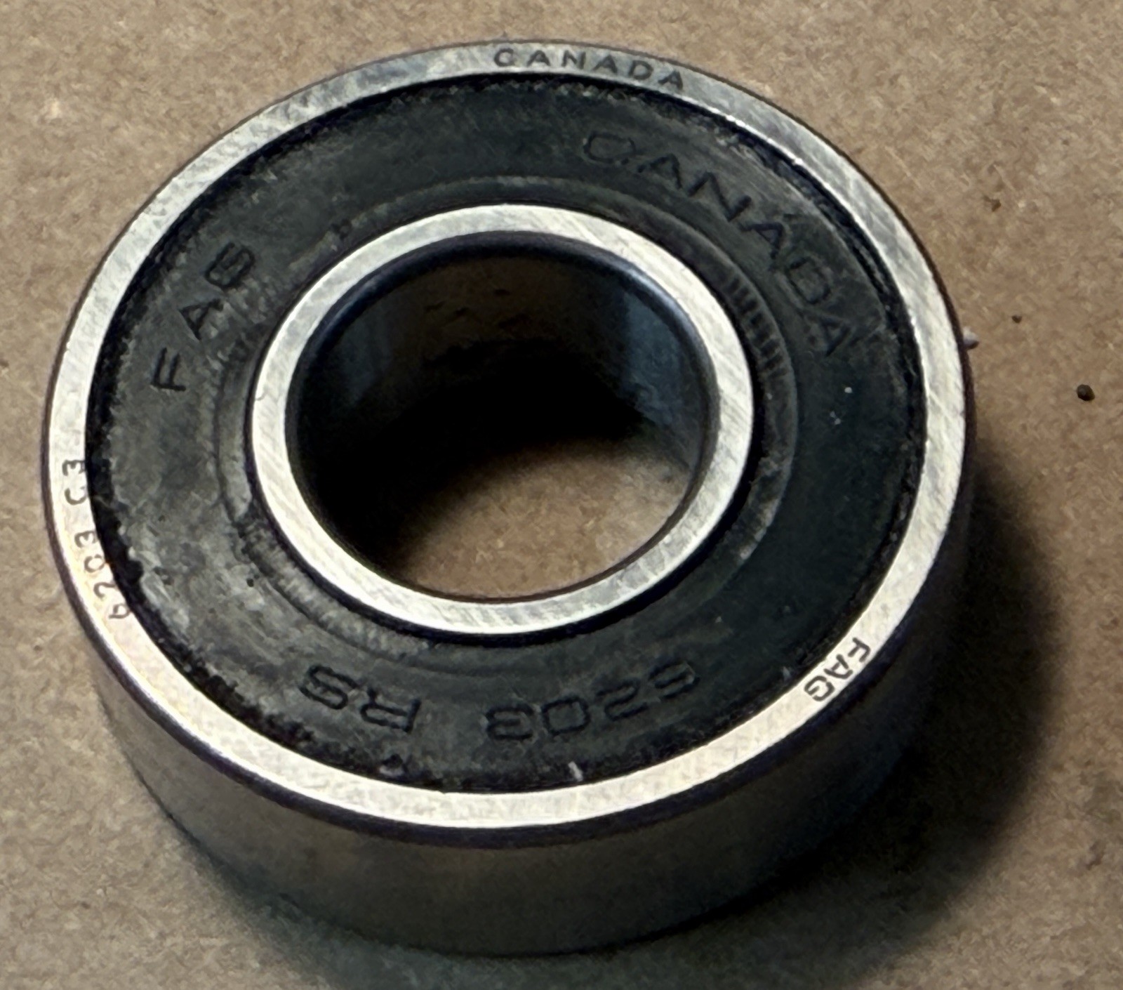 FAG 6203 2RS C3 PREMIUM RUBBER SEALED BEARING 17X40X12MM New Old Stock