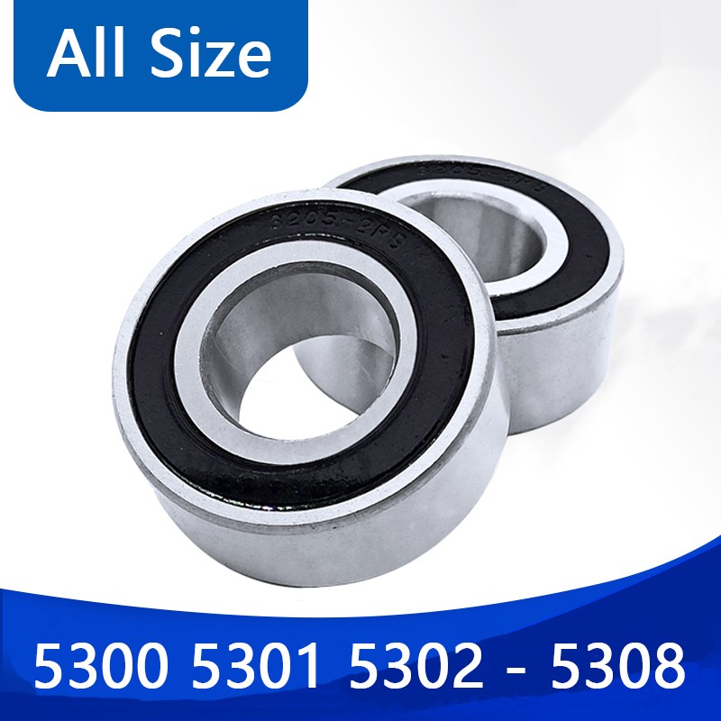 Double Row Angular Contact Ball Bearings 2RS/ZZ Series 5300 – 5308 – Choose Size