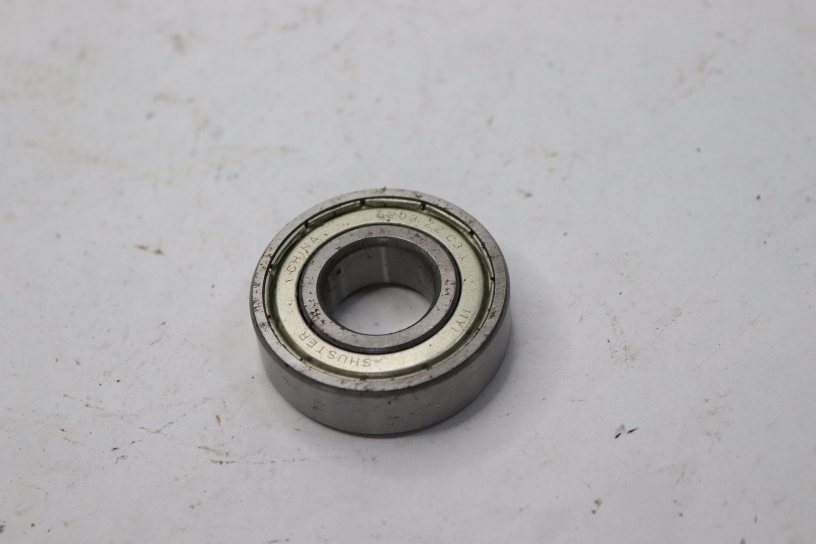 Shuster C3 Single Row Deep Groove Ball Bearing Chrome Steel 17mm ID x 40mm OD