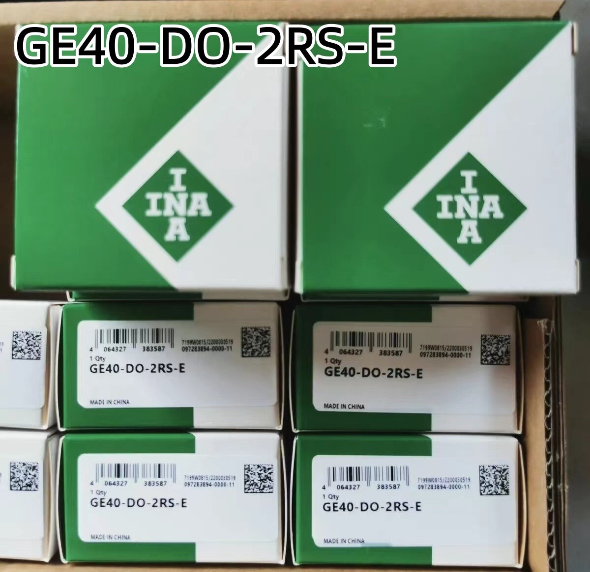 1PC New INA GE40-DO-2RS-E Needle Roller Bearings Fast Delivery