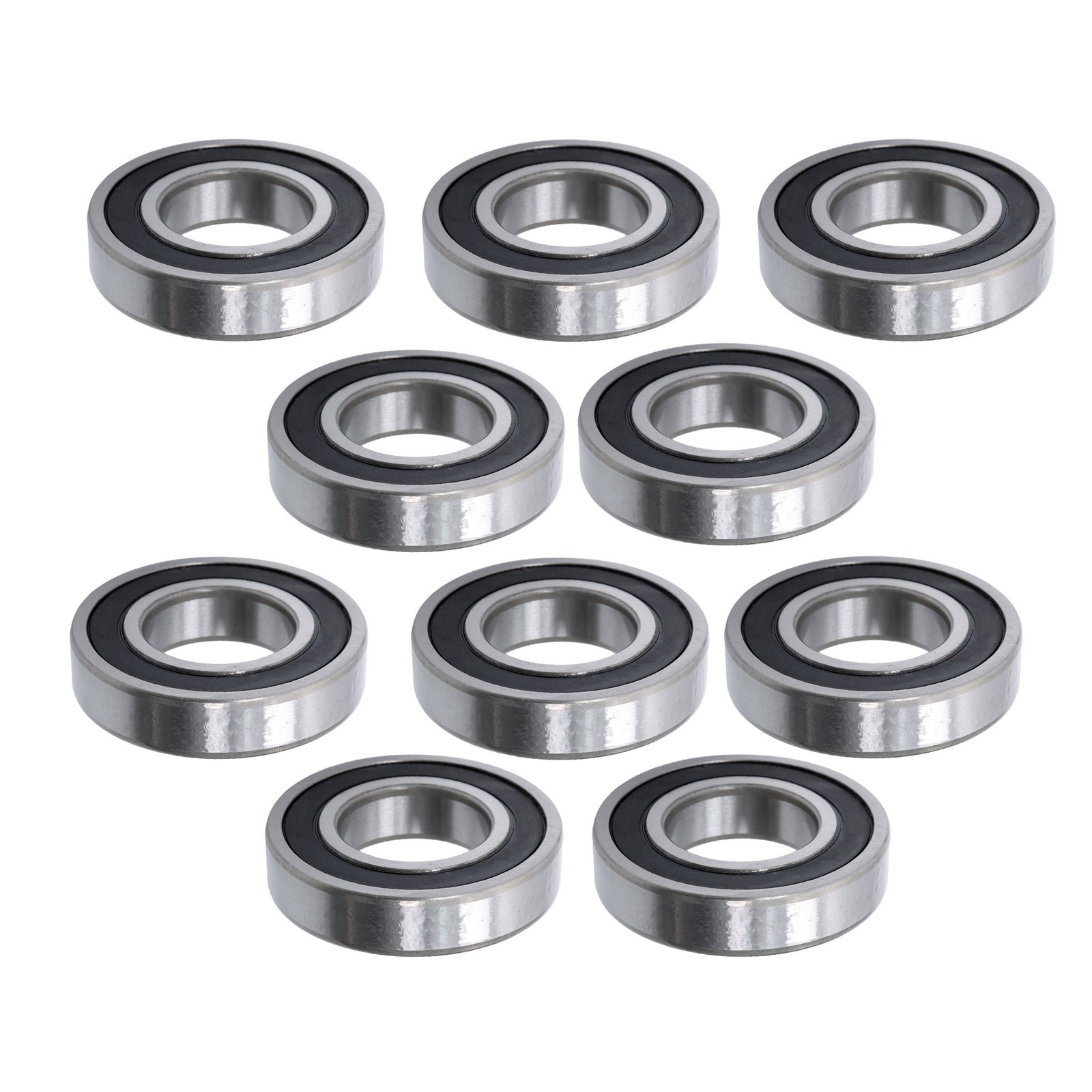 10 Pcs Premium 6208 2RS ABEC3 Rubber Sealed Deep Groove Ball Bearing 40x80x18mm