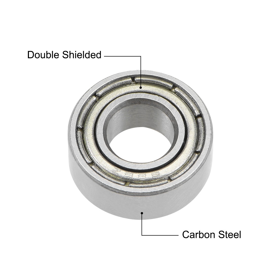 5 PCS 6mm X 13mm X 5mm Double Shielded Bearings Carbon Steel 686ZZ