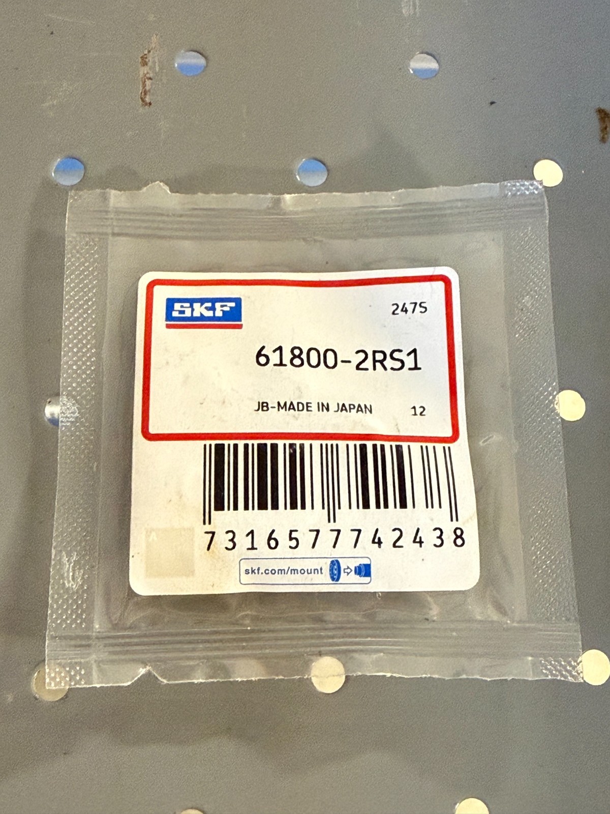61800-2RS1 SKF deep groove ball bearing with seals 10x19x5 mm