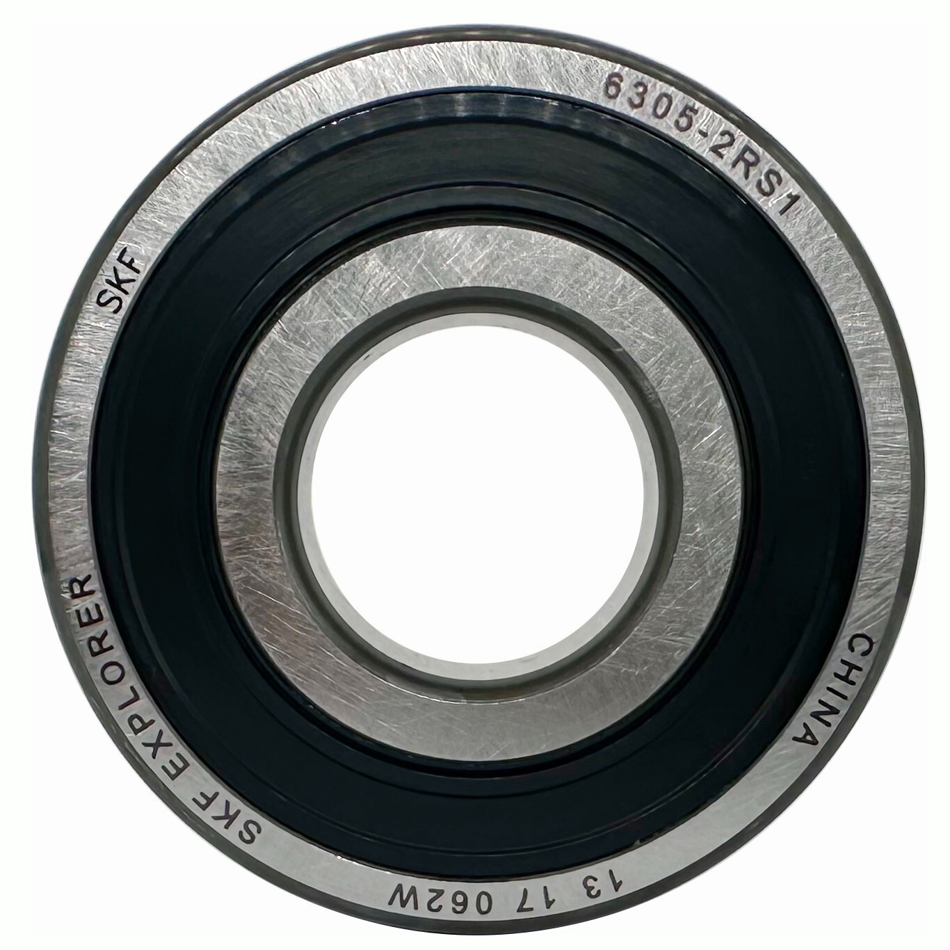 (Qty.10) SKF 6305-2RS1 25X62X17MM Double Rubber Seal Ball Bearings 6305RS