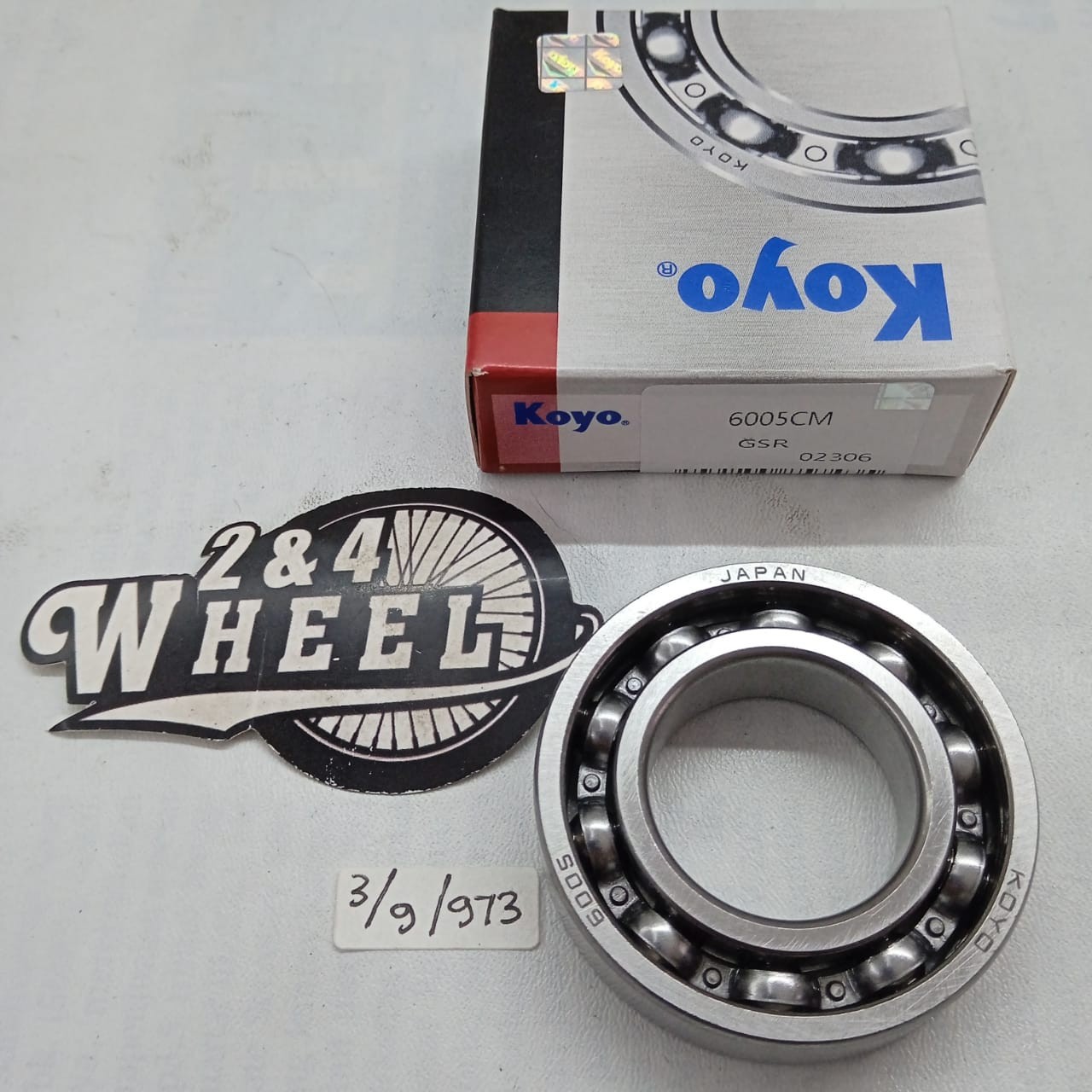 Koyo Japan 6005 CM Deep Grove Ball Bearing Open Type 25x47x12mm 93306-00519
