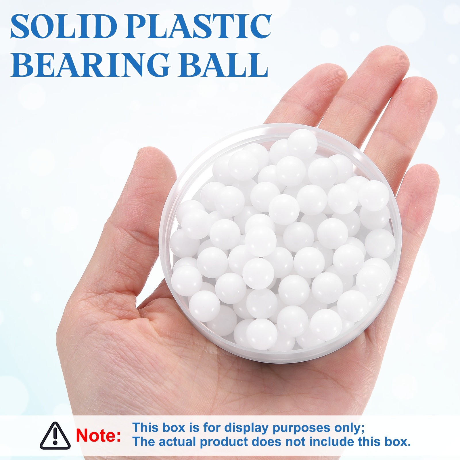 100pcs POM Bearing Balls 9mm Solid Plastic Bearing Ball