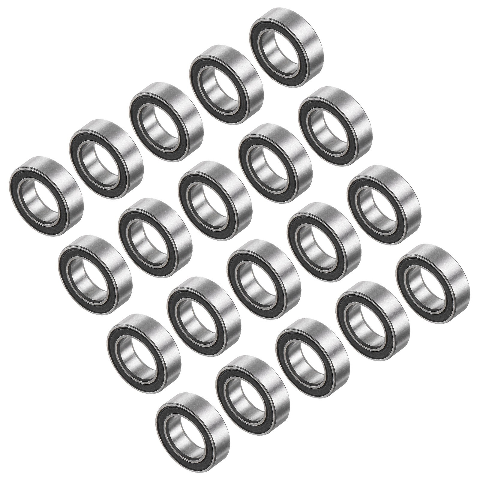 20pcs MR106-2RS 6x10x3mm Chrome Steel Mini Bearing Double Sealed ABEC3