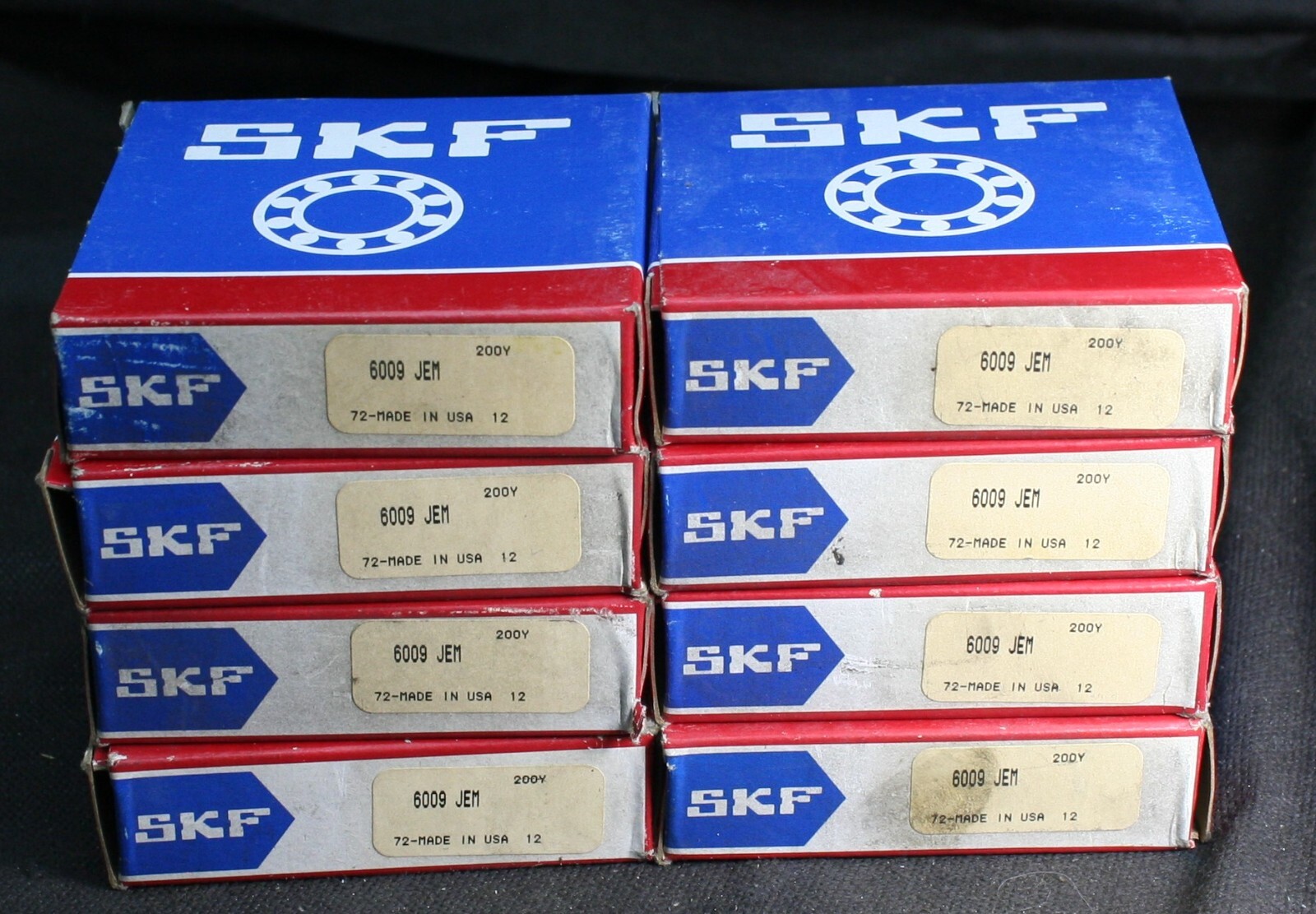 One (1) SKF 6009 JEM Deep Groove Bearing 45MM ID 6009/C3 USA NEW