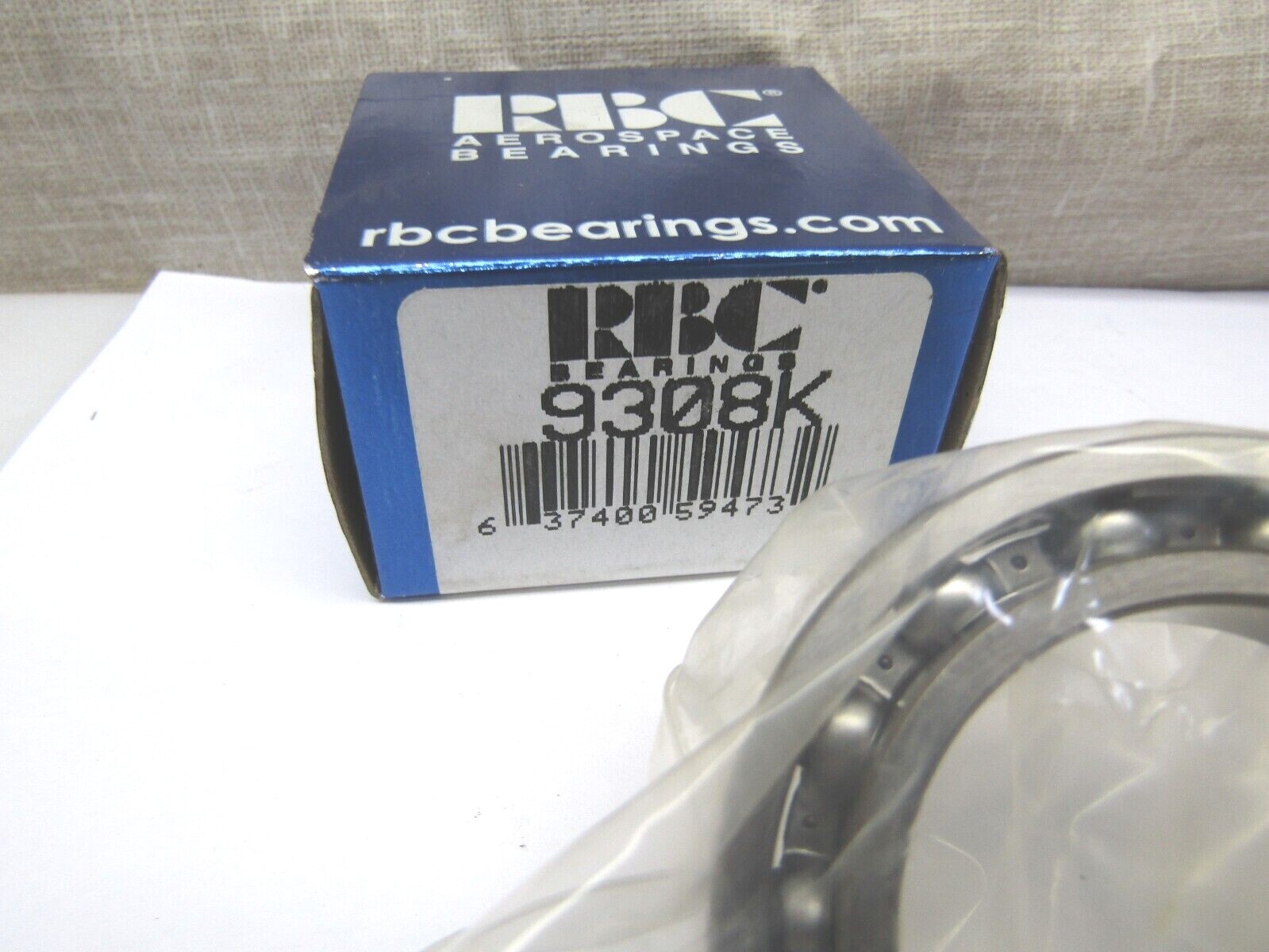 RBC Torrington 9308K C2 Precision Aerospace Bearing 40mm x 62mm x 12mm Made USA