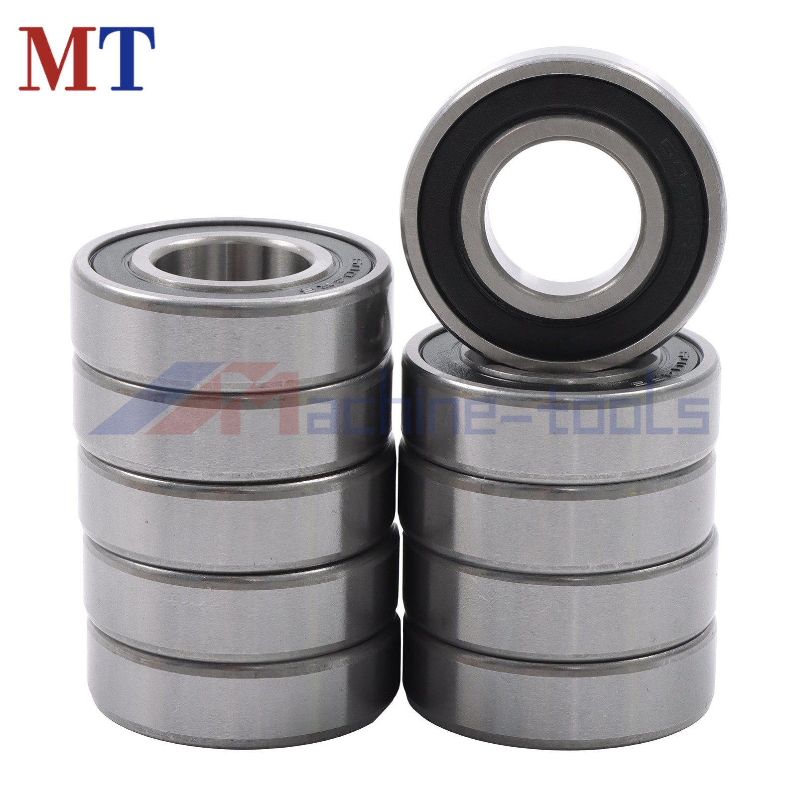 10 Pcs 6004-2RS C3 Bearing 20x42x12mm Premium Rubber Sealed Industrial Grade