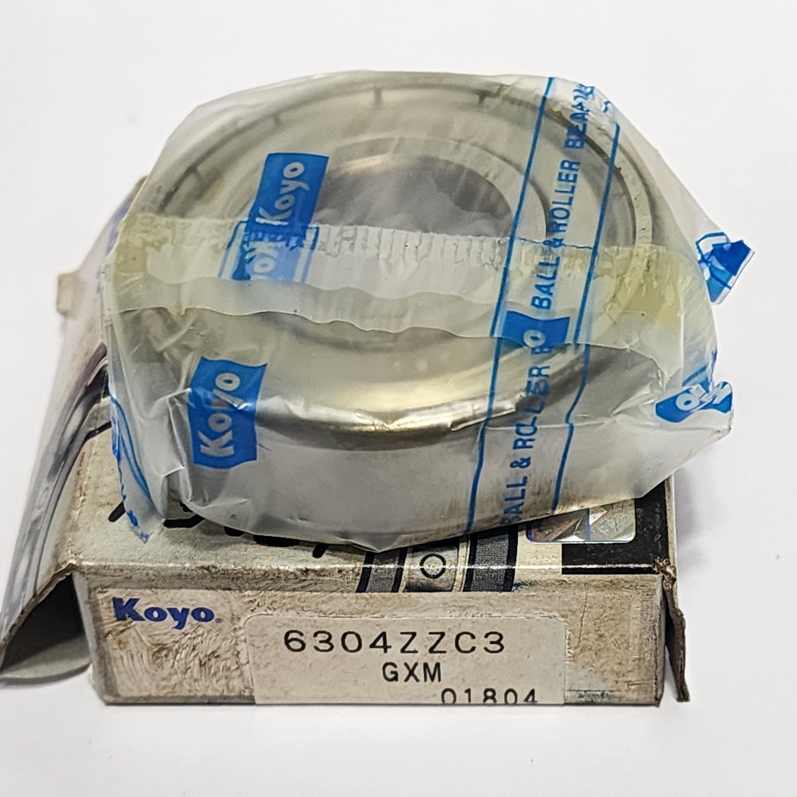 6304 ZZC3 / 6304 ZZ JEM Koyo Ball Bearing 20mm X 52mm X 15mm (Lot of 3)
