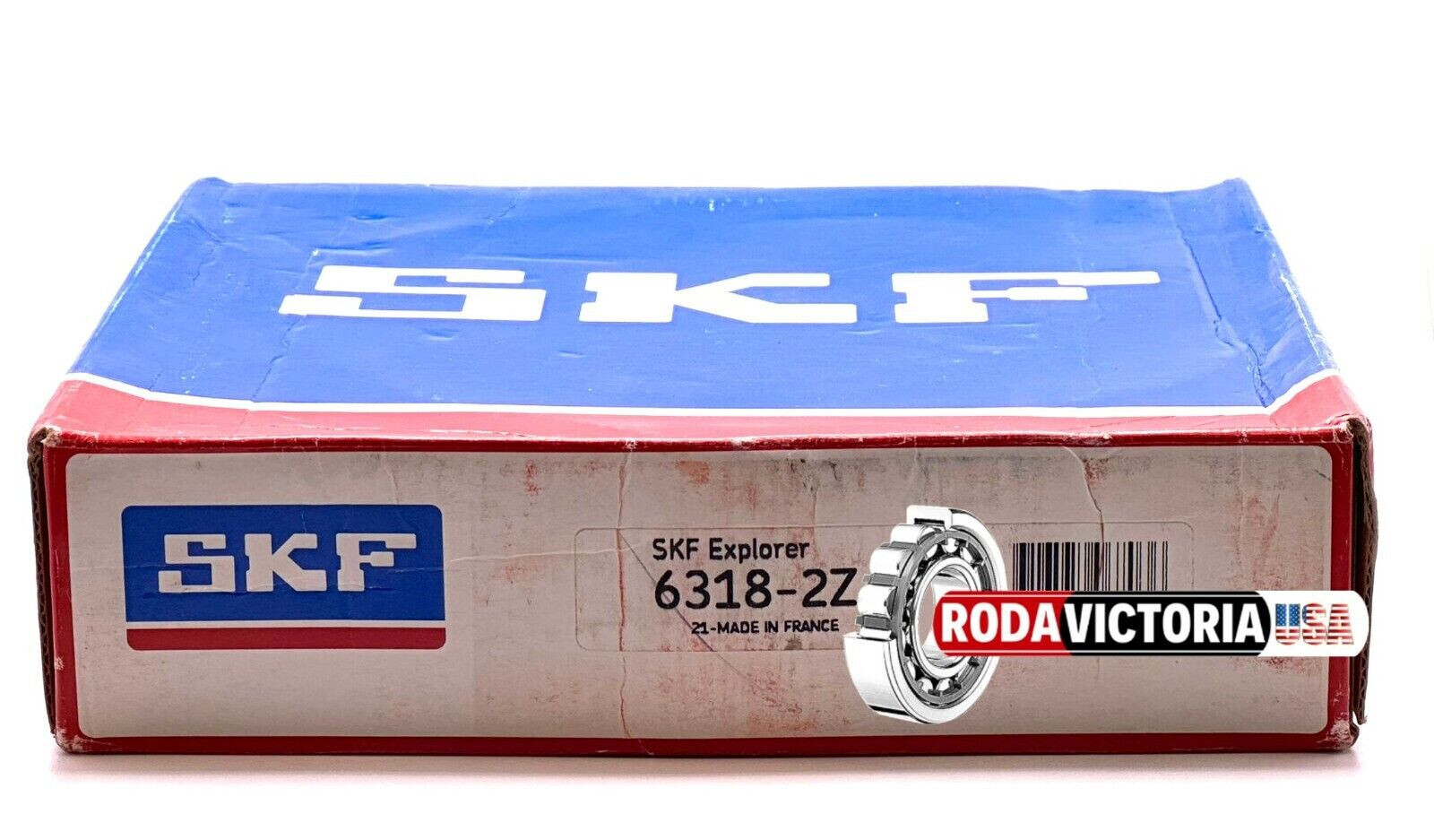 SKF FRANCE 6318 ZZ DEEP GROOVE BALL BEARING, METAL SHIELDED 90x190x43mm