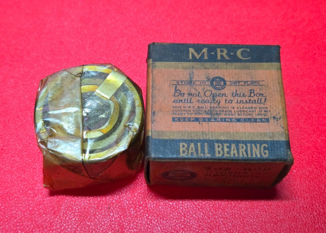 MRC 302 RDB Duplex Ball Bearing 15mm ID, 42mm OD, 13mm W, USA Made, 2 Pack – NEW