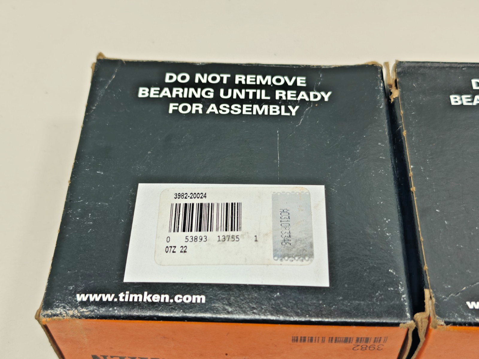 (2Pcs) 3982 Timken Tapered Roller Bearing Cone Only Timken 3982 USA LOT OF 2 PCS