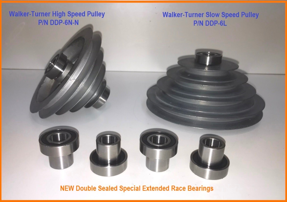 Walker Turner Drill Press – Extended Race Pulley Bearing 70702 /Rockwell Radial