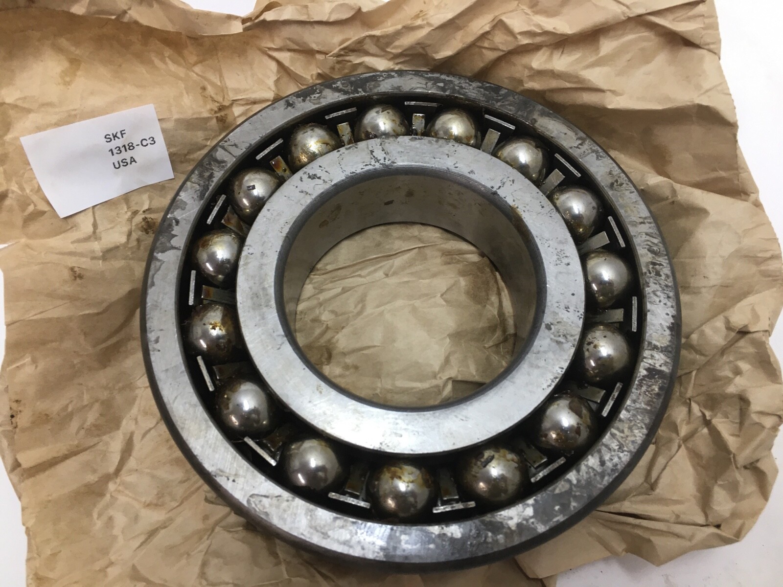 SKF 1318-C3 Self Aligning Bearing 90x190x43 mm 1318C3 USA