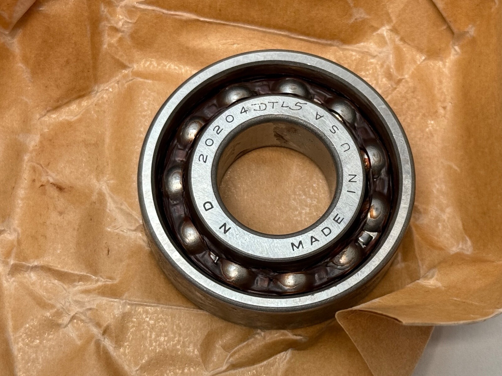 NDH 20204DTL5E9 Angular Bearing 7204C 20204-DT-L5E9 20x47x14 mm 2 Pcs