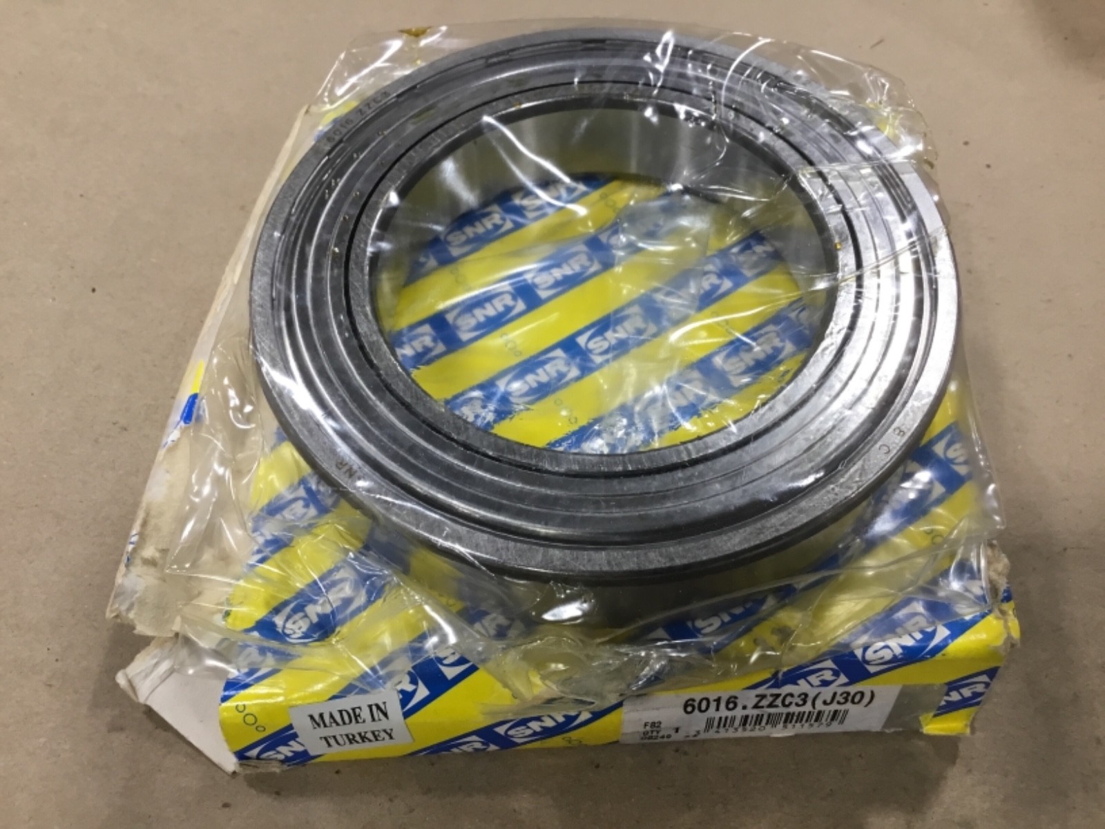 SNR 6016.ZZC3 (J30) Radial Deep Grove Ball Bearing #09B50TK