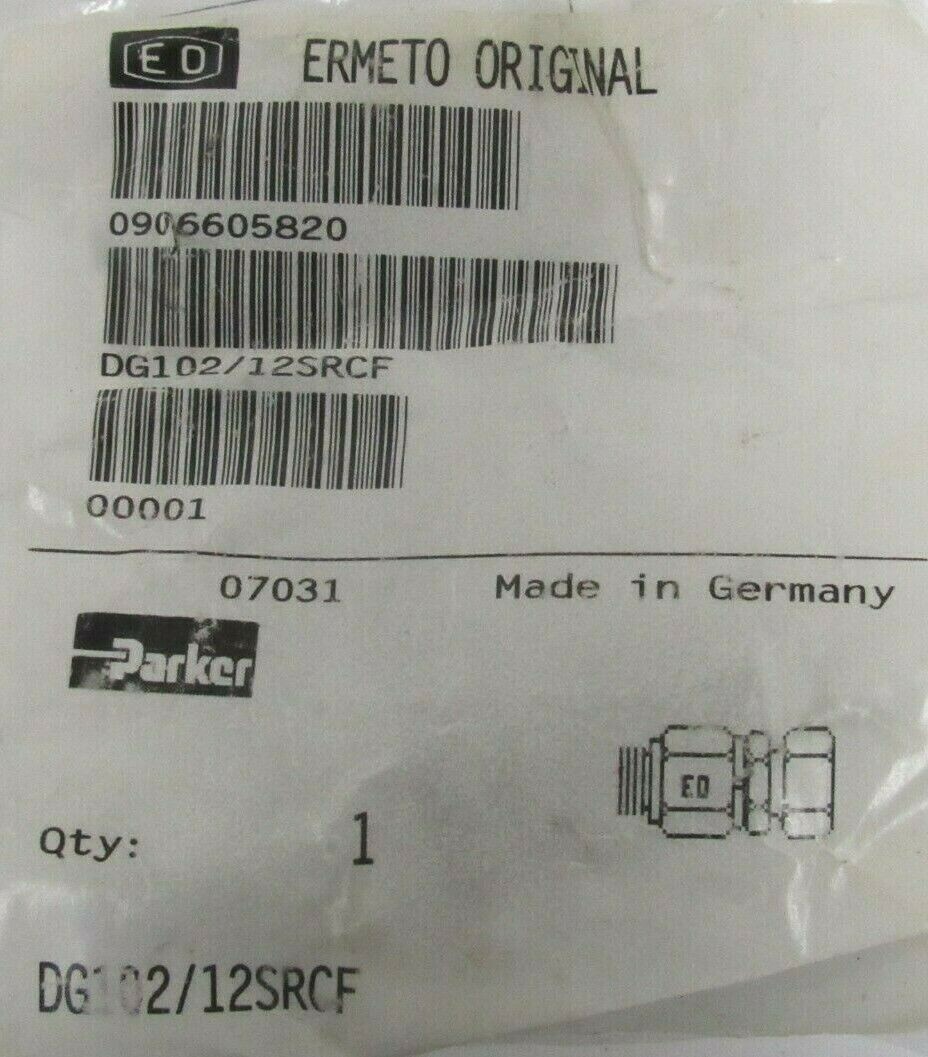 NEW BOX OF 2 PARKER DG102/12SRCF BALL BEARING ROTARY DG10212SRCF