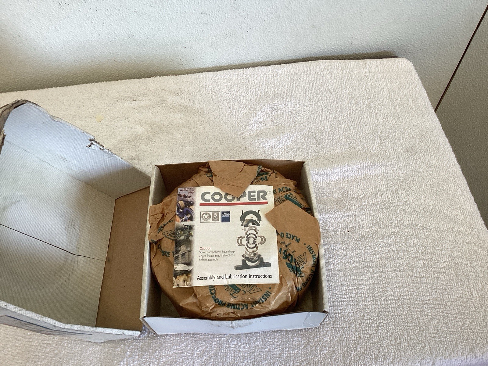 Cooper 02B307GR 02 Series Split Roller Bearing Pillow Block Insert