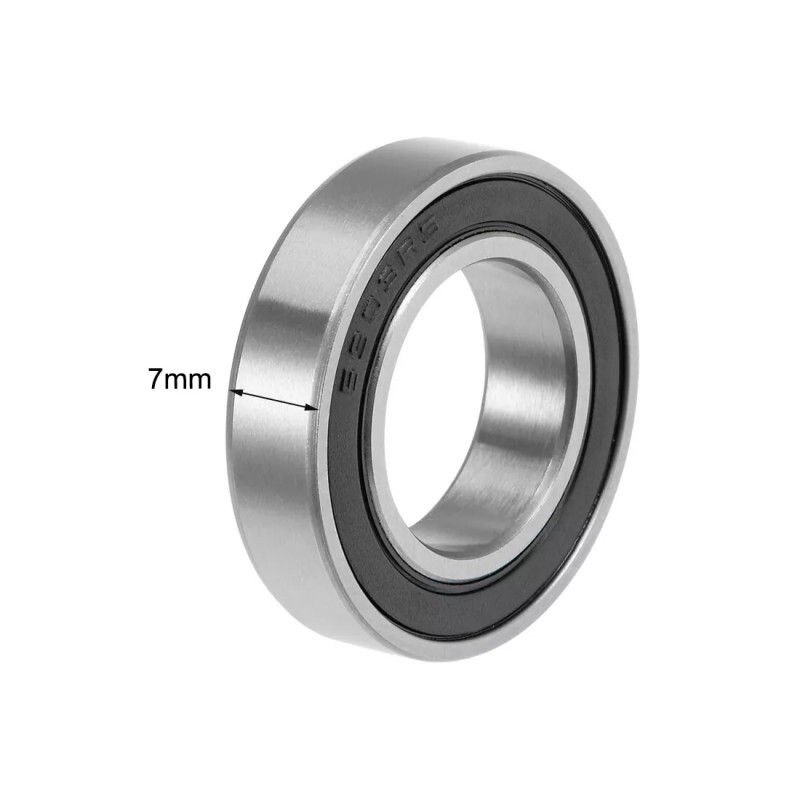 2Pcs 6903-2RS 61903 2RS Deep Groove Ball Bearings 17x30x7mm Double Sealed