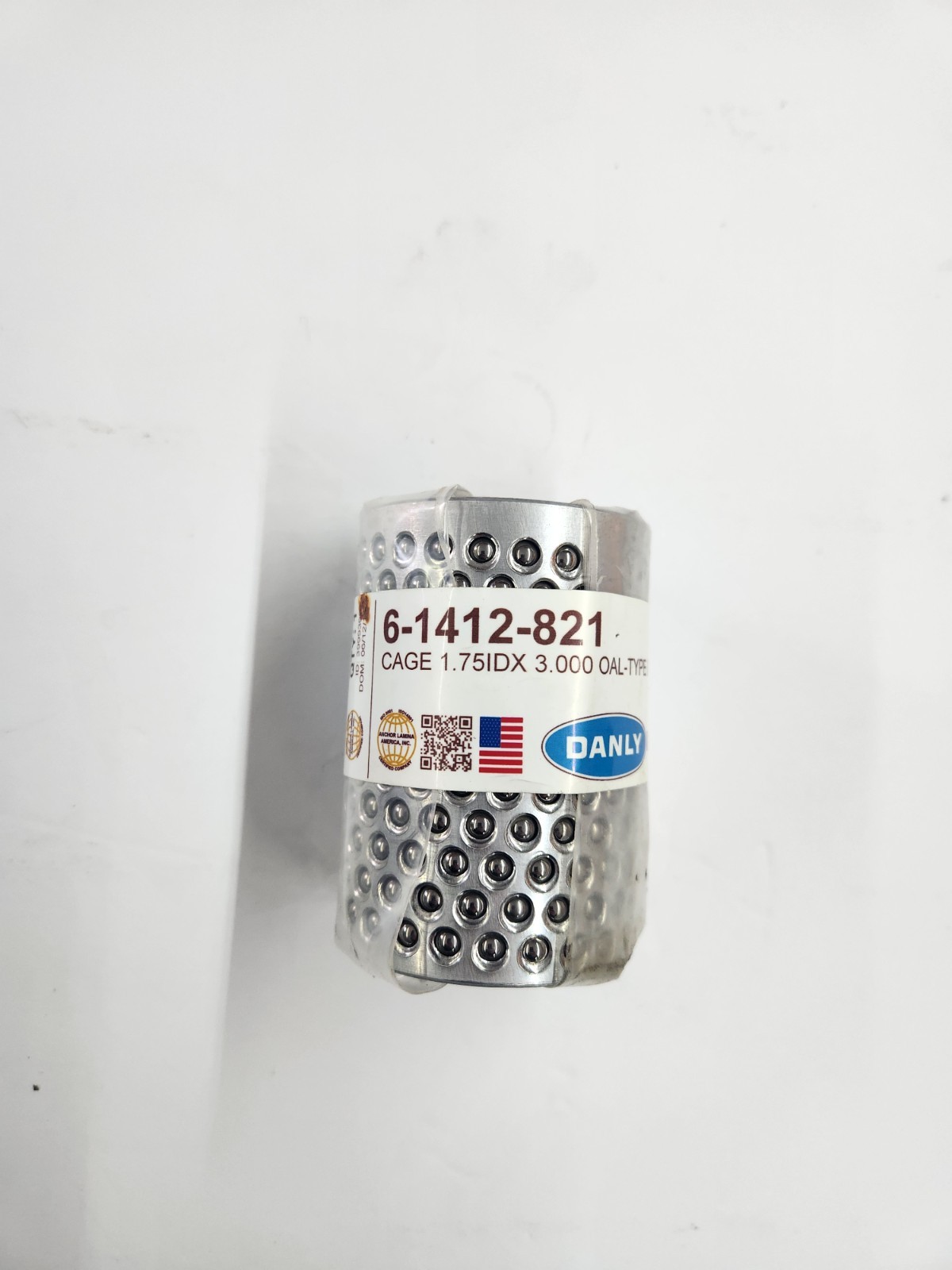Danly 6-1412-821 Ball Bearing Cage 1-3/4” ID, 3” L NEW IN PACKAGE