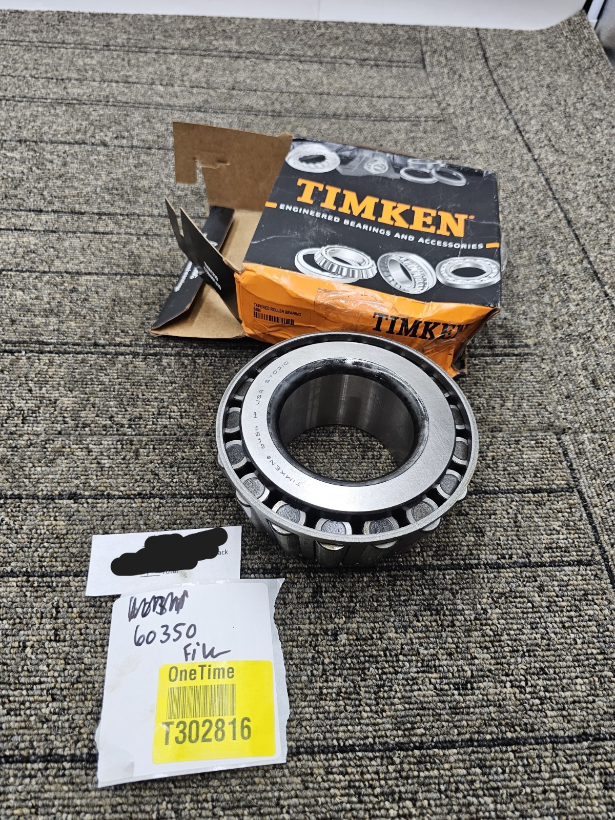 Timken 6484 6484-20024 Tapered Roller Bearing 2.7500 in Bore, 2.1350 in Width