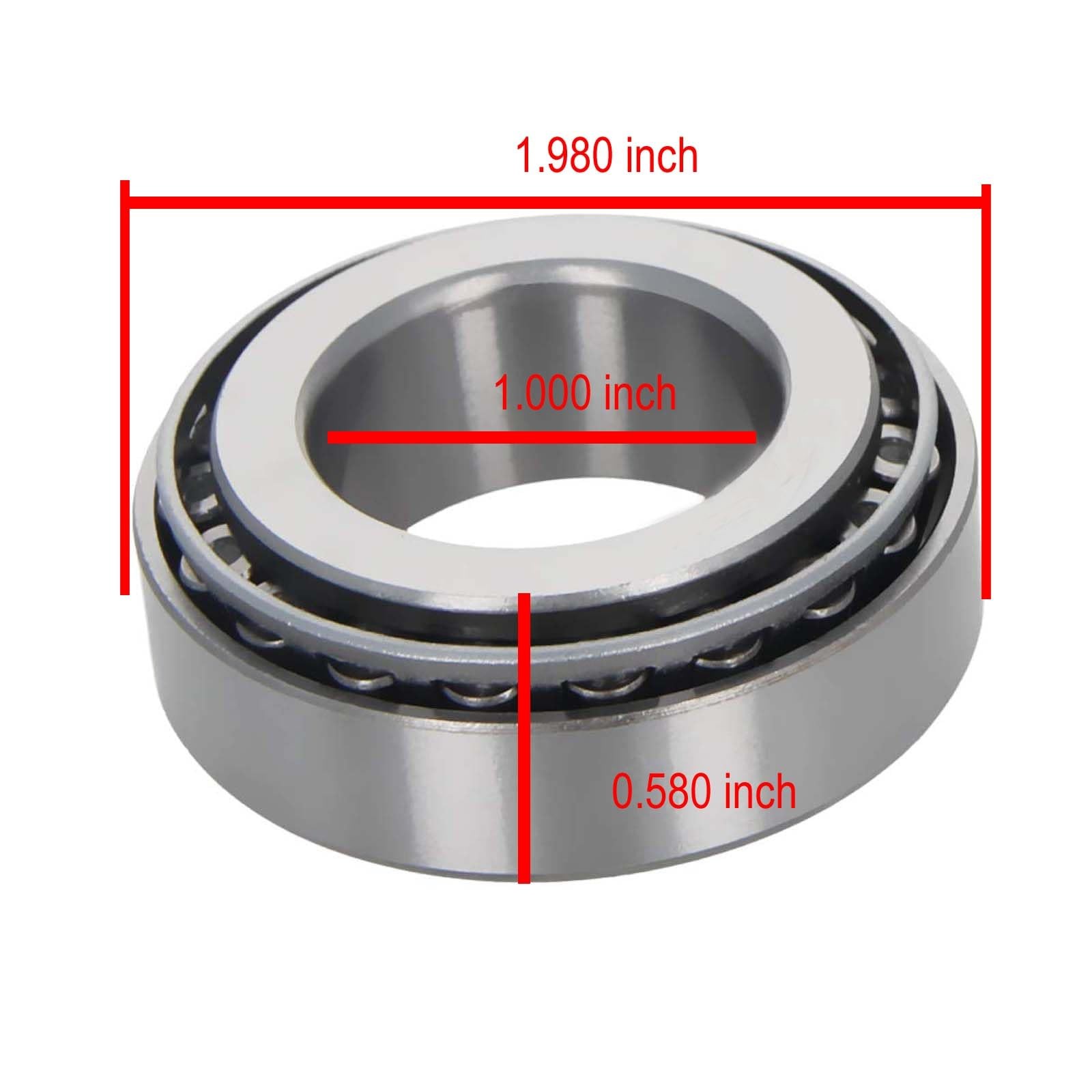 L44643 L44610 Bearing 1.000″ ID, 1.980″ OD, 0.580″ W SET14, 4 Sets